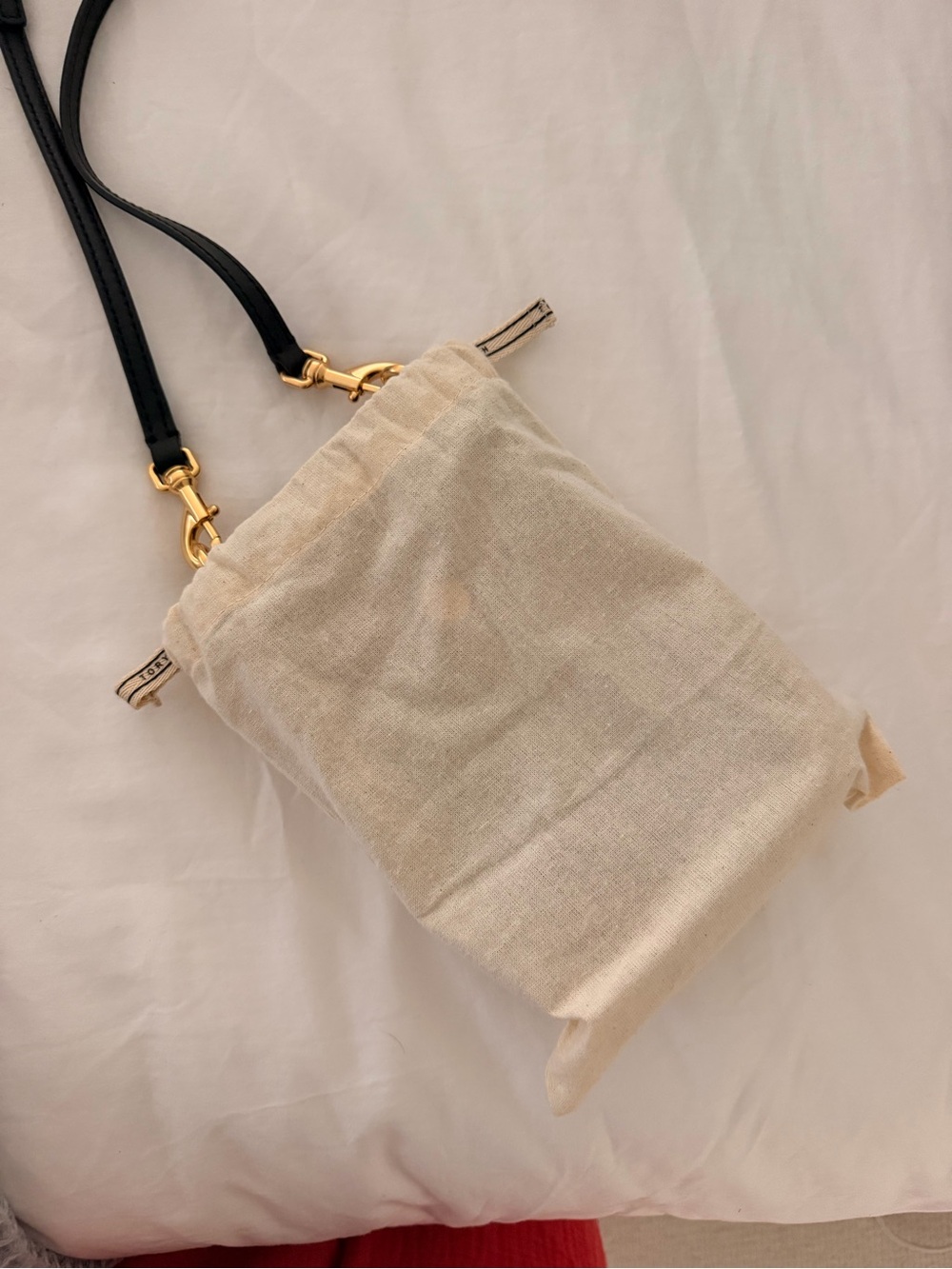 Tory Burch Black Crossbody with Gold Logo Snap Closure - Picture 12 of 12